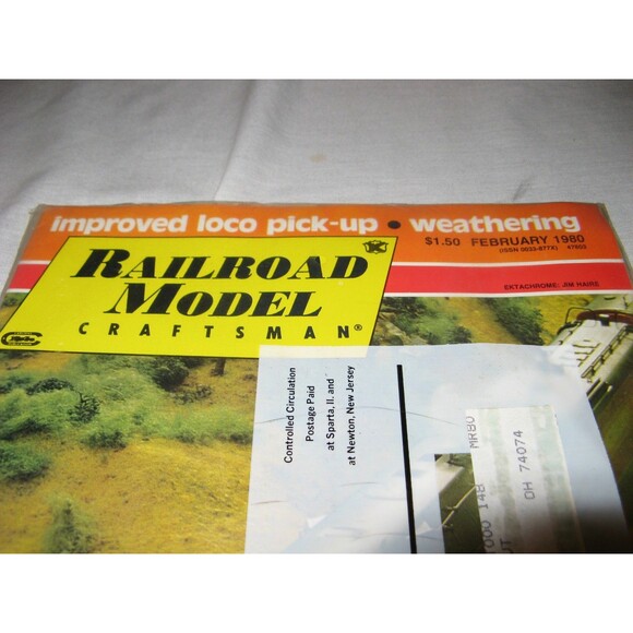 Railroad Model Craftsman Magazine February 1980 NEW IN ORIGINAL PACKAGE NOS - Picture 2 of 3